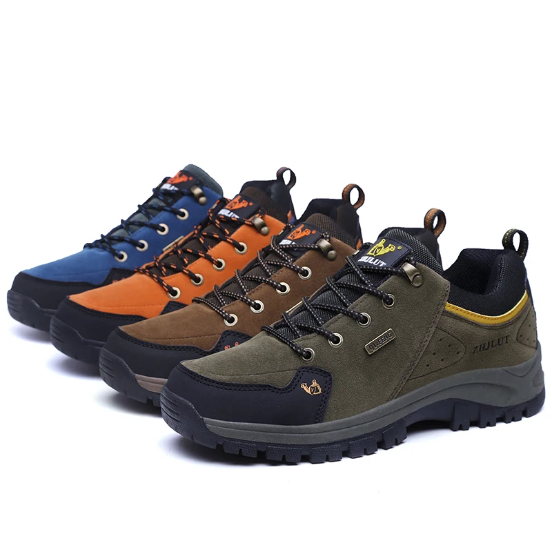 HIKEUP Outdoor Walking Mountain Shoes Couple Models Padded Warm Casual Sports Men Women Cotton Shoes Anti-Slip Wear Resistant