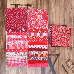 50 Piece Set of 10x10cm Square Cotton Fabric for Patchwork Quilting and DIY Crafts (Style 2)