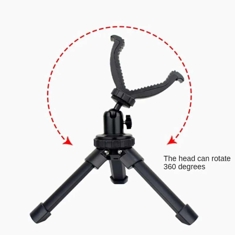 Rifle tripod stand Shooting Rest Tripod Durable Adjustable Height 360 Degree Rotation V Yoke Stand Aluminum Construction