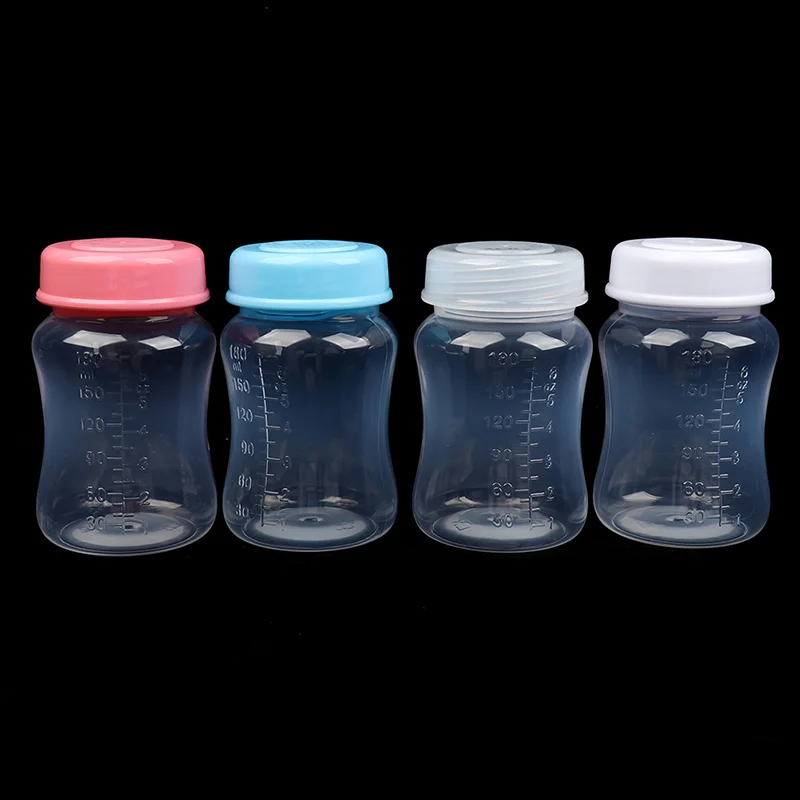 180ml Breast Milk Storage Bottle Wide Neck Infant Newborn Food Freezer Fresh Cup