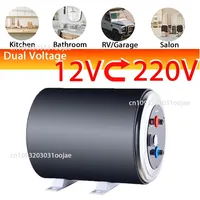 เดี่ยว Dual 12V 220V ไฟฟ้า RV เครื่องทําน้ําอุ่นขนาดกะทัดรัดจุดใช้ถังสําหรับ RV,Camper เครื่องทําความร้อนสําหรับห้องน้ํา,ฝักบัว 1