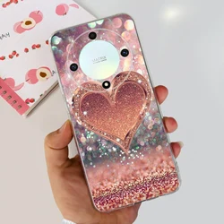 Stylish Painted Soft Silicone Phone Case with Bumper Protection for Honor X9b (688)