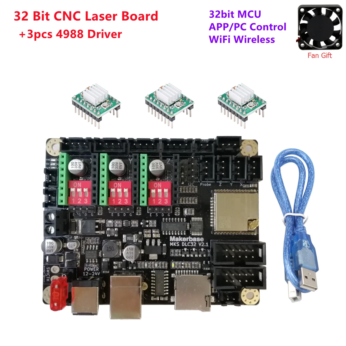 columbian vise TMC2208 stepper motor driver board stepping module TMC 2208 implements cnc stepper driver parts heatsink for cnc3018 controller slot milling cutter