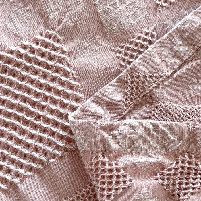 A-Typ Baumwoll-Überwurfdecke Weiche Sommerdecke Klimaanlagen-Decke Jacquard Geometrische Bettdecke Tagesdecke Dropshipping – Detail 6