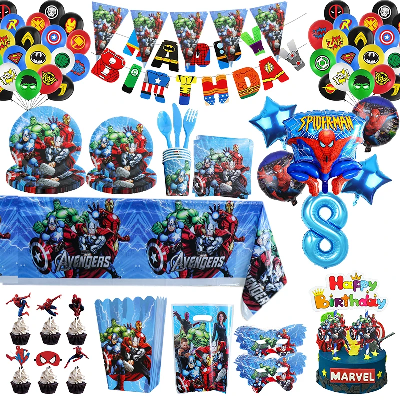 Рисунок 2 - Украшение для вечеринки в честь Дня Рождения Мстителей