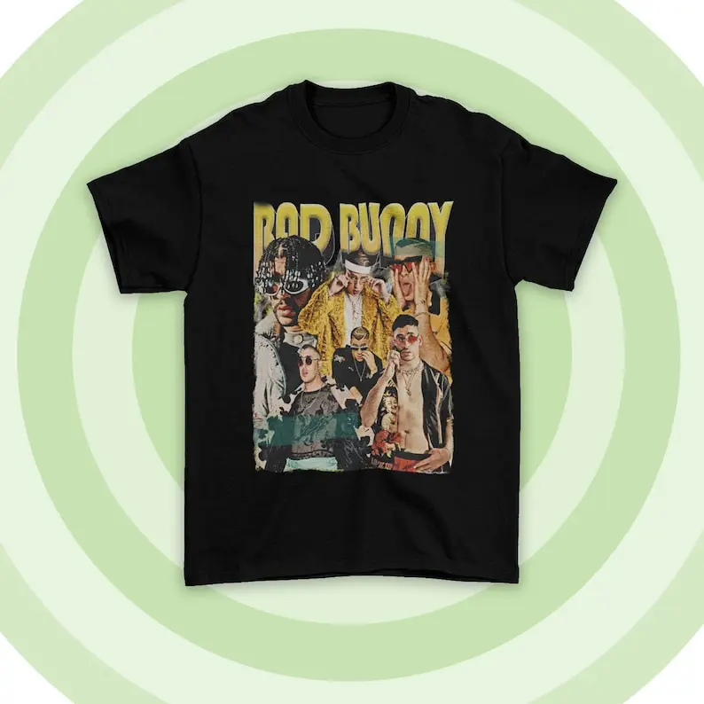 

Bad Bunny Funny Classic Unisex T-Shirt, El Ultimo Tour Del Mundo Graphic Tee Hip Hop Vintage 90's Tee