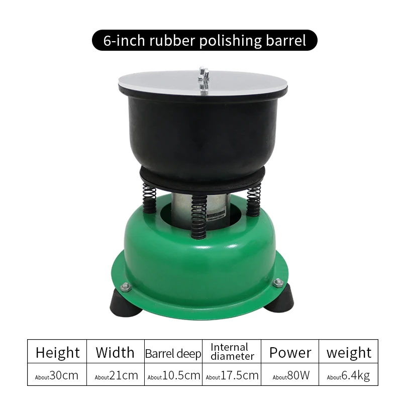 Jade vibration polishing machine vibration polishing barrel jadeite automatic grinding machine home grinder