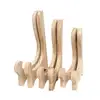 Tea Leaves Display Holder Sturdy Tea Leaves Plate Storage Rack Desktop Organizer Polished Wooden Display Stand for Cafe 4