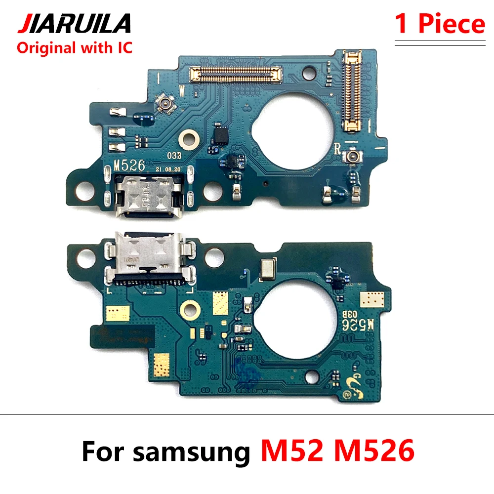 

Original For Samsung Galaxy M52 5G M526 M526B Dock Connector Micro USB Charger Charging Port Flex Cable Microphone Board