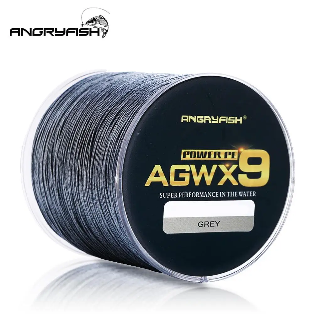 

Angryfish Agwx9 500m Braided Fishing Line Super Strong Wear-resistant Excellent Casting Distance For Fishing Enthusiast