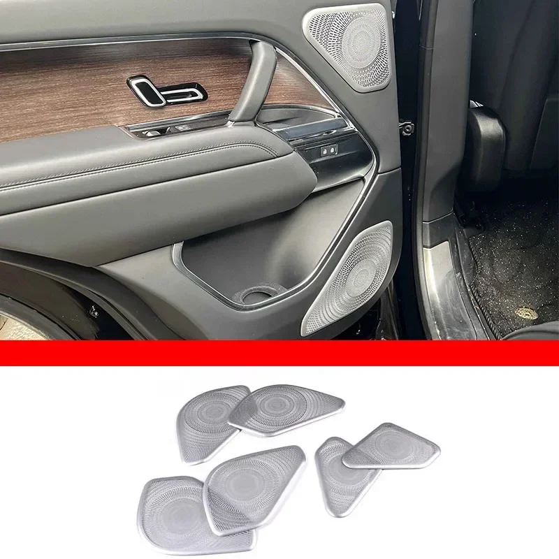 

Car Stainless Steel Door Horn A-pillar Roof Horn Cover decorative Frame Accessories For Land Rover Range Rover Vogue L460 2023
