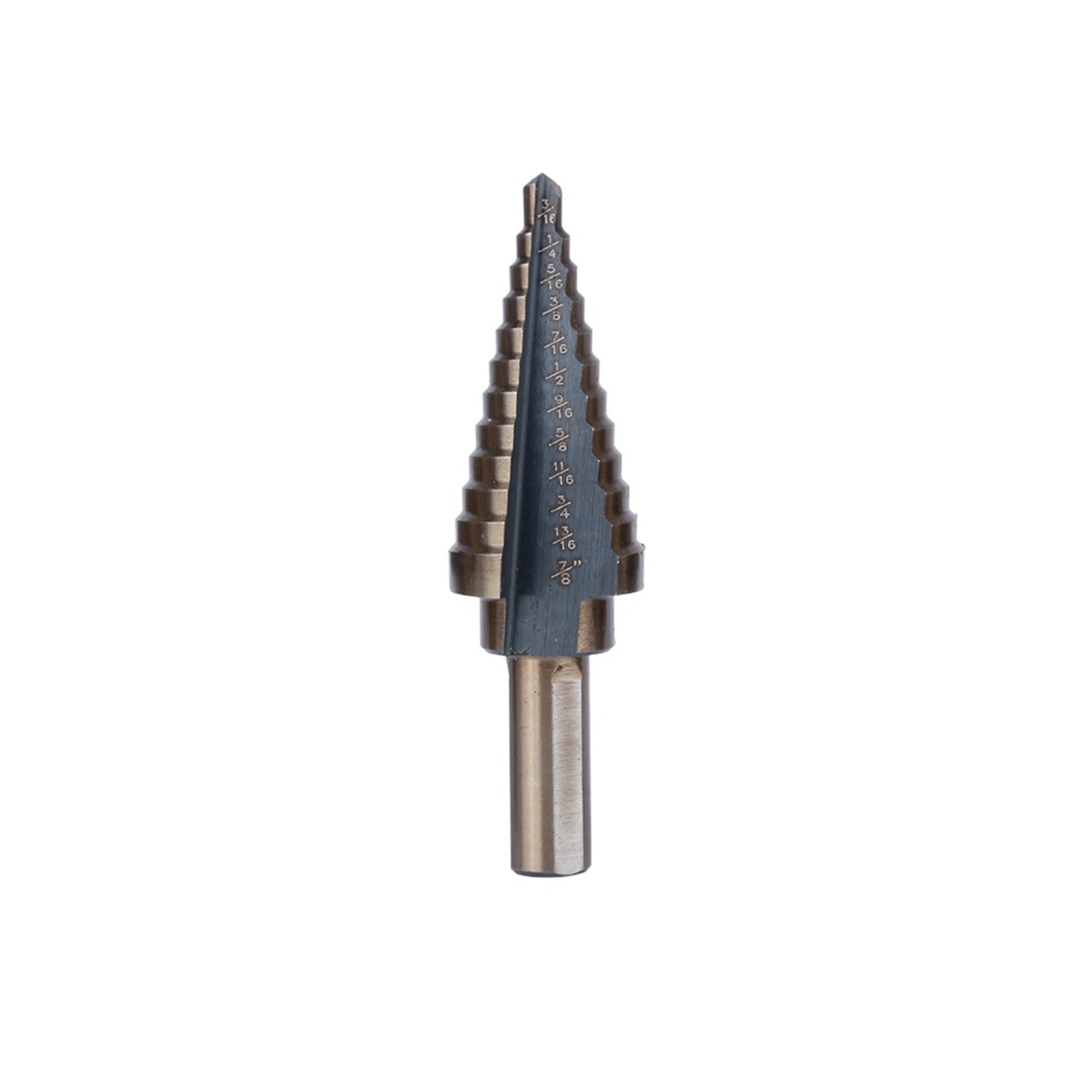 Large cobalt HSS step Ti cone drill hole cutter bit set 5Pcs Tool case