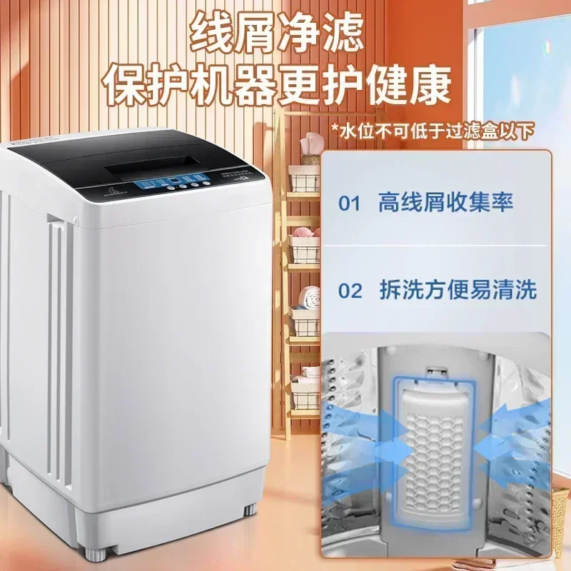 portable fully automatic washing machine new style washing machine reservation function Household small pulsator baby washing 5