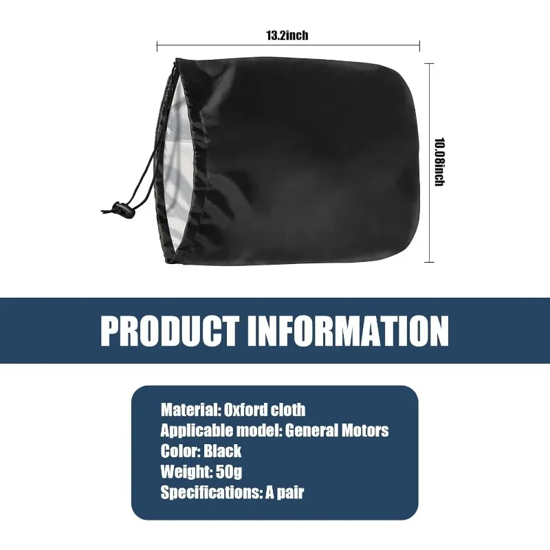 Car Rearview Mirror Side Mirror Protective Cover Dustproof and Waterproof Rearview Back Cover Protection Car Accessories