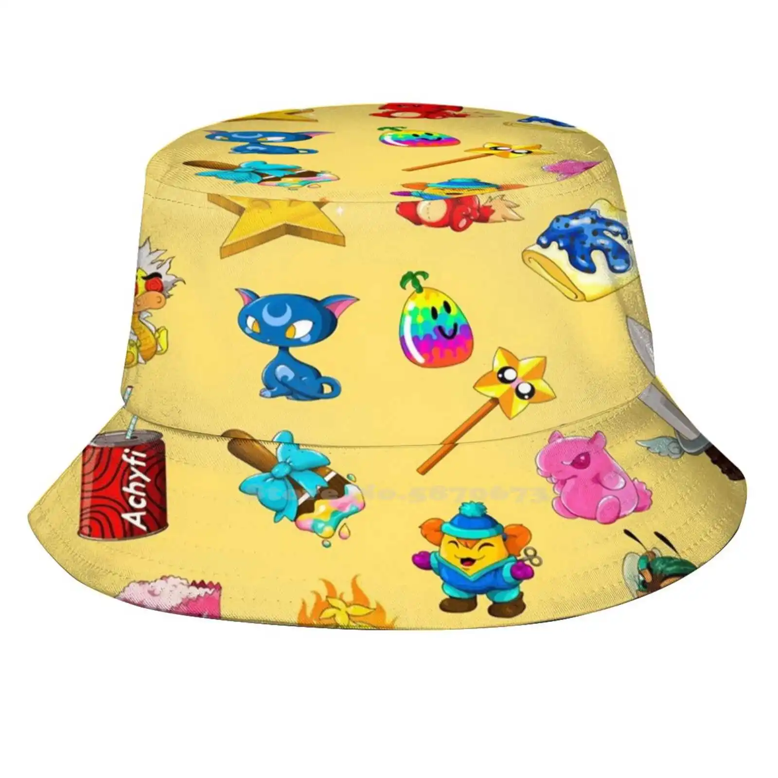 Neopets Bundle Of Items Flat Top Breathable Bucket Hats Neopets Neopia