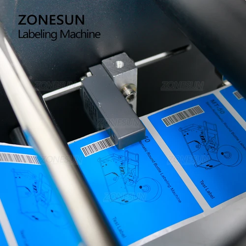 ZONESUN ZS-TB50SM 라벨 부착기, 전기 라벨링 기계, 원형 원통형 유리 플라스틱 병, 양철 캔 스티커 2