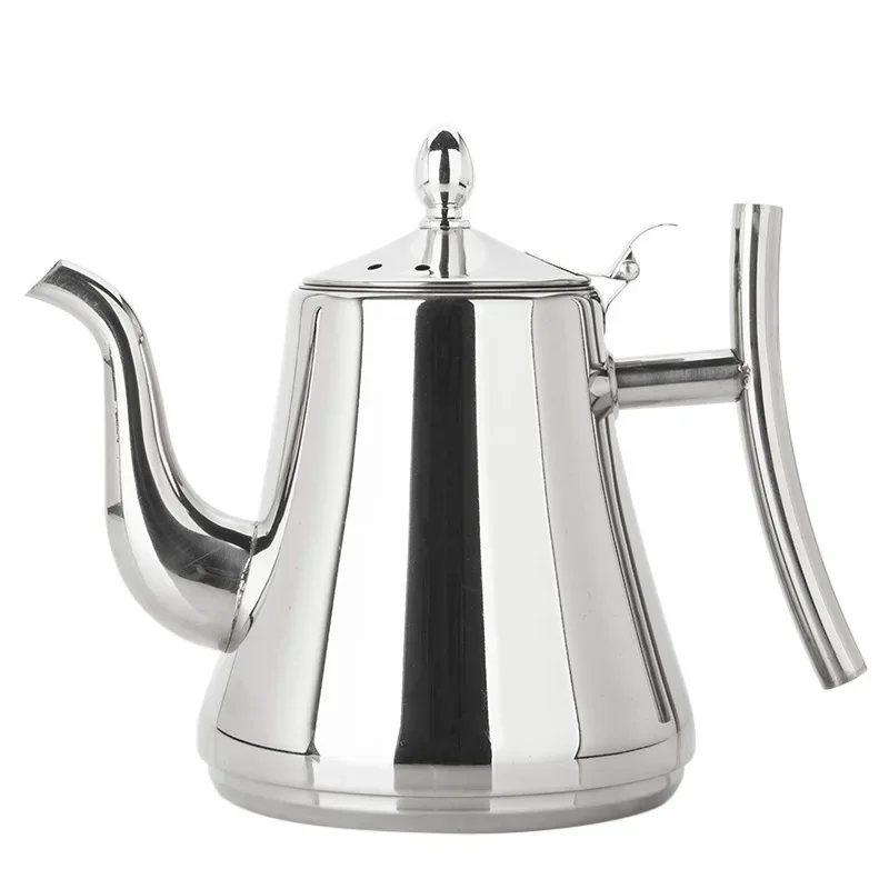 Tea Kettle Fashion Gold and Silver Color Tea Pot with Filter Type Hotel 304 Stainless Steel Water Kettle Water Pot