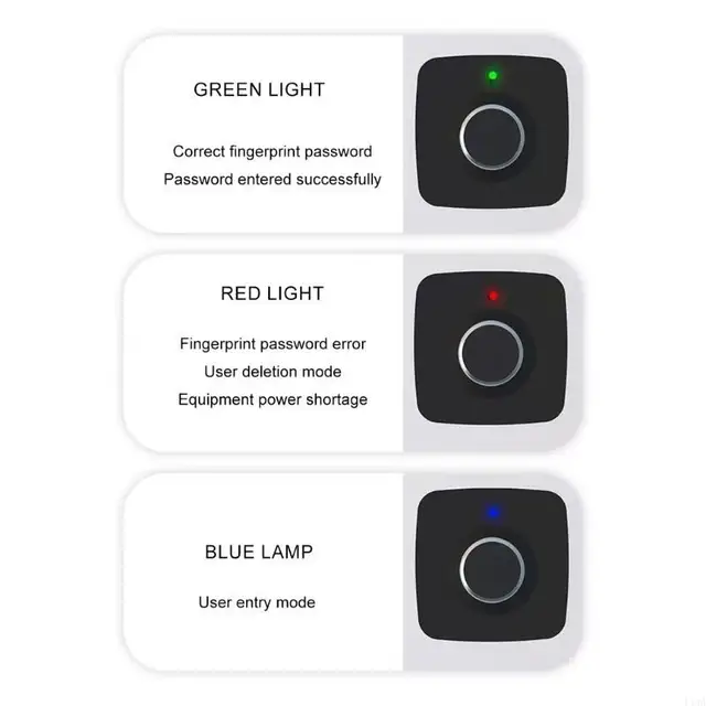 L74A Concealed Fingerprint Drawer Lock with Quick Unlocking for Secure Storage 2