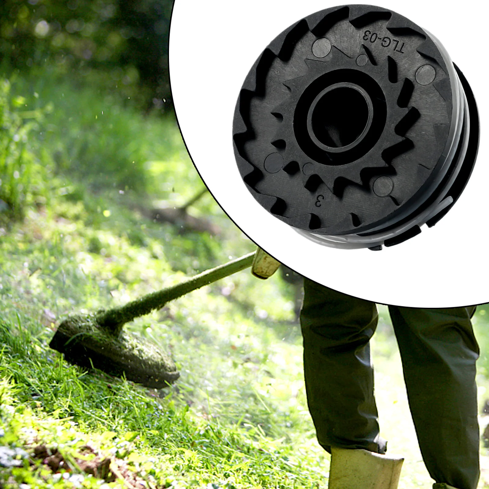 

String Trimmer Spool For Bosch ART 24 27 30 30-36 Li Strimmer Replacement 6m Line Spool - F016800351Garden Power Tool Accessori