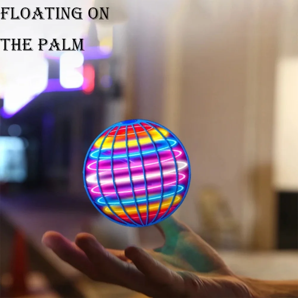 Palla volante Boomerang Drone Flyorb Magia con luci a LED Regalo Hover Ball Fly Nova Orb Flying Spinner Fidget Bambini Famiglia Giocattoli  26