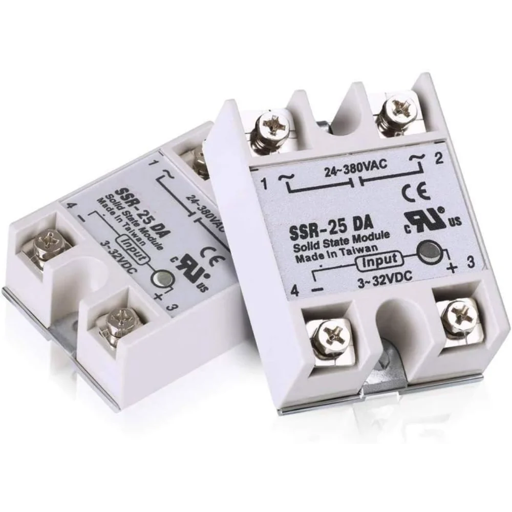 DC-AC Solid State Relay SSR-25DA 25A Single Phase Module, 12V DC ...