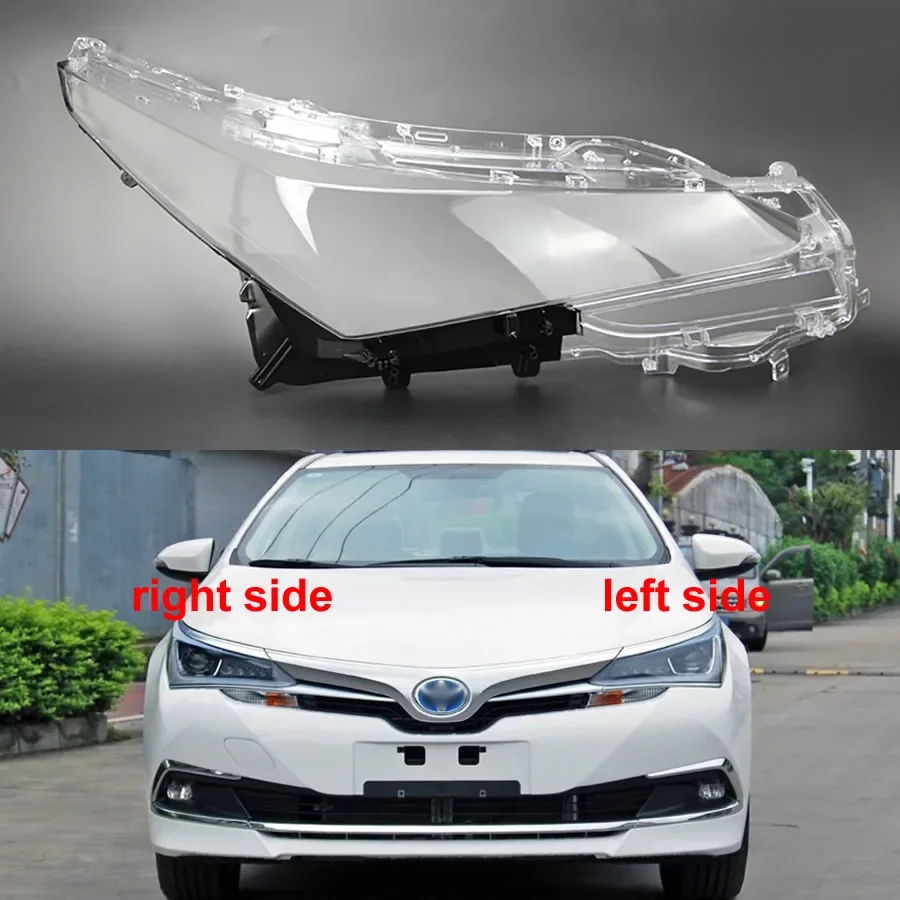 

For Toyota Corolla Hybrid 2016-2018 Headlamp Cover Lampshade Case Headlight Shell Lens Plexiglass Auto Replacement Parts