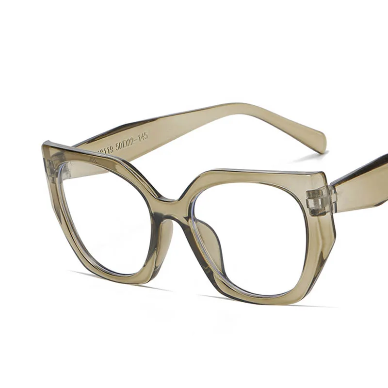 Trendy Women's Black Frame Cat Eye Eyeglasses with Square Frame and Prescription Option  -0.5 -1.0 -2.0 -3.0 -4.0 to -6.0 4