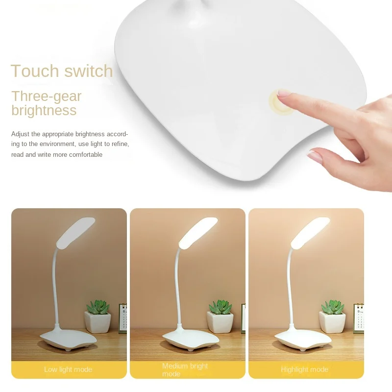 Llampara 충전식 LED 에크리토리오, USB 보호 안경, Luz Nocturna Para Habitacion, Mesita De Noche