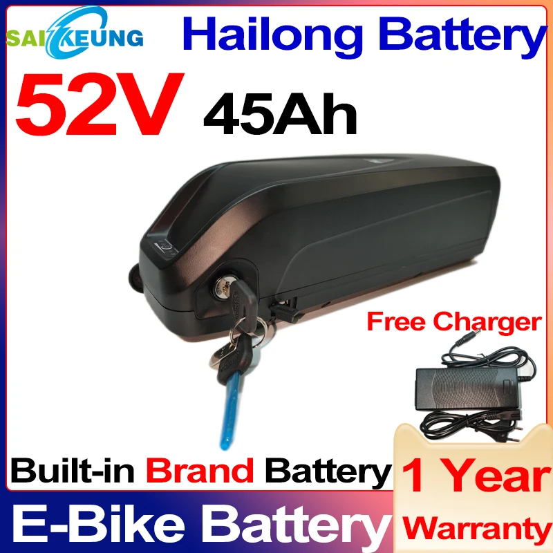 

52V 2000w Elektrofahrrad Bausatz 1500W Elektrische Batterie 30ah 1000W Motor 20ah 25ah 35ah 40ah Ebike Hailong Batterie