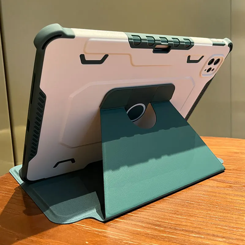 Estojo com Rotação 360 para Ipad Pro 11 12 10 ar Mini com Porta-lápis - Imagem 4