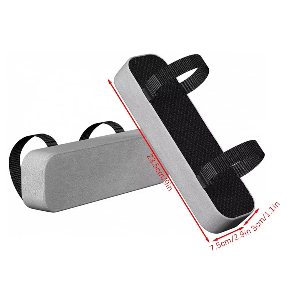 2 Pcs Office Chair Arm Pads,Soft PU Sponge Arm Rest for Desk Chair Gaming Chair,Arm Rest Cover Elbow Support,Removable Cleaning 6