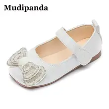 

Summer Toddler Infant Girl Shoes Soft Children Flat Sandals Pearl Bow Baby Princess Leather Shoes Kids Light Casual Footwear