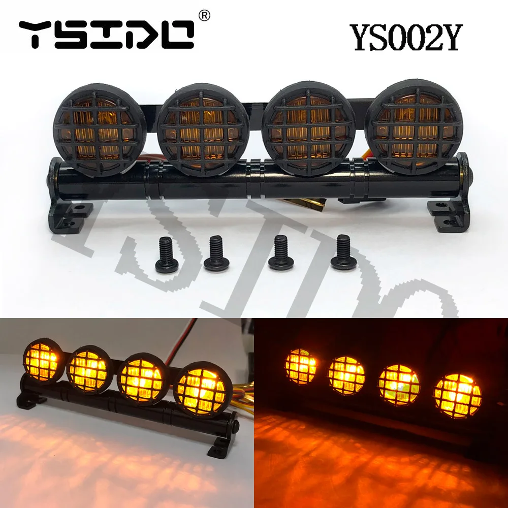 

RC Parts Multifunctional Ultra Bright Lamp LED for Arrma Traxxas Axial SCX10 D90 Tamiya 1/10 1/8 RC Monster Crawler Truck Car