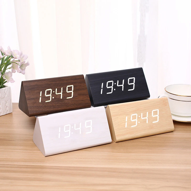 Digital Clock digital clock table clock lcd digital clock digital desk clock digital table clock mini desk clock Desk Clock With Temperature Sound Control Smart Bedside For Bedrooms Ornaments Supplies Home Table Decor