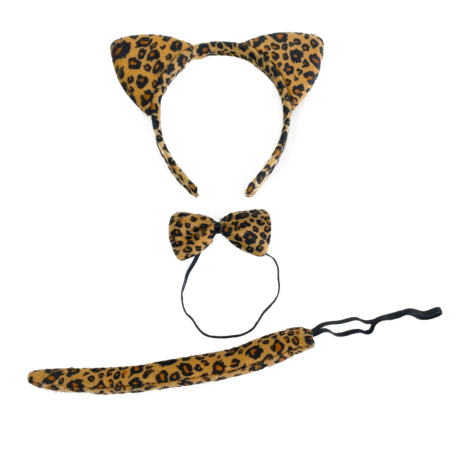 1Set Leopard Girls Tutu Dress Outfit Zoo Animal Kid Cosplay Costumes Toddler Baby Girl Performance Birthday Jungle Party Dresses