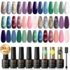 ROSALIND iridescent Nail Polish set Christmas Kits UV Gel For Manicure Soak Off  Nail Polish Kit Varnishes glitter nail polish 1