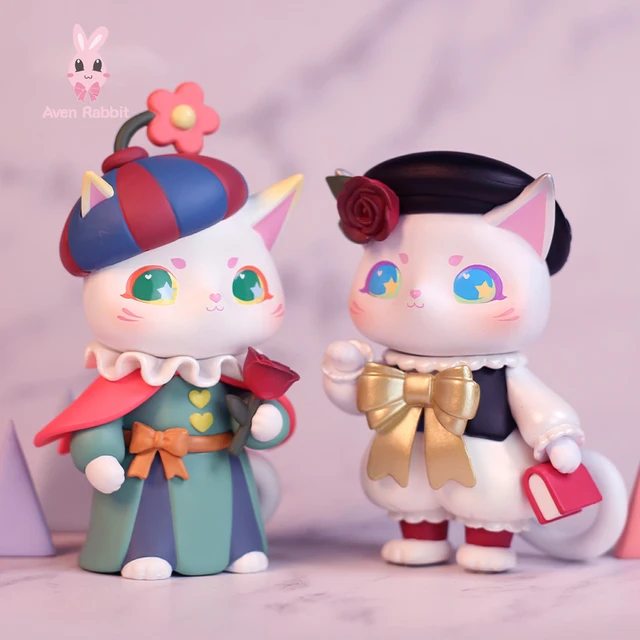 MIO Court Cat Palace Blind Box Toys Mystery Box Mistery Figure Surprise Caja Misteriosa Kawaii Model Girl Birthday Gift 5