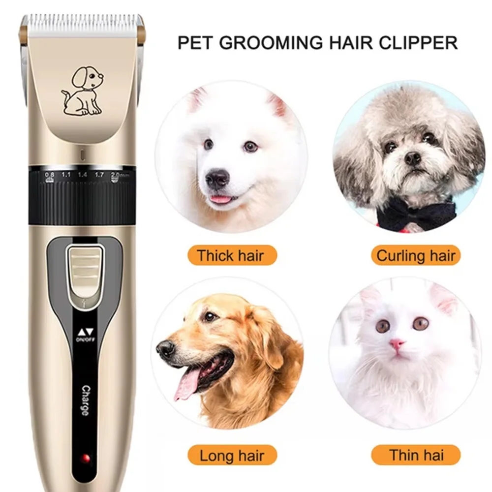 Professional Rechargeable Quiet Pet Clipper Kit 2