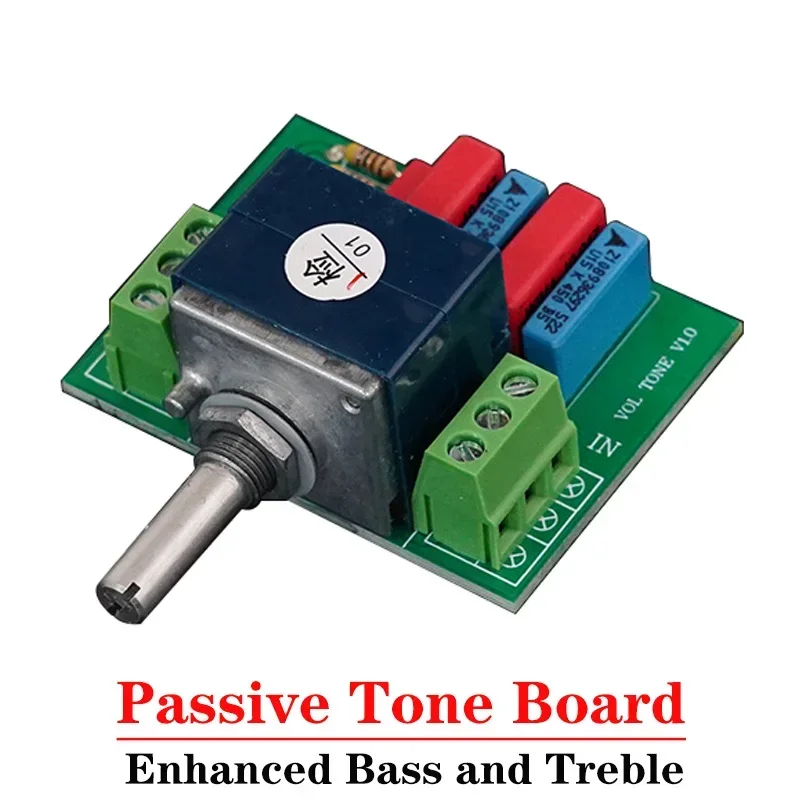

Passive Preamplifier Tone Board ALPS16 ALPS27 Optimize Treble and Bass Enhance Stereoscopic Sound Diy Kit for Amplifier Audio