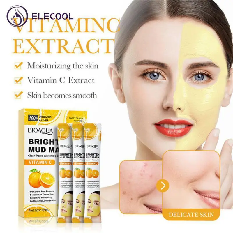 

Face Mask Oil Control Anti-aging Mud Film Brightening Skin Vitamin Brightening Clay Mask Facial Skin Care Moisturizing Skin Care