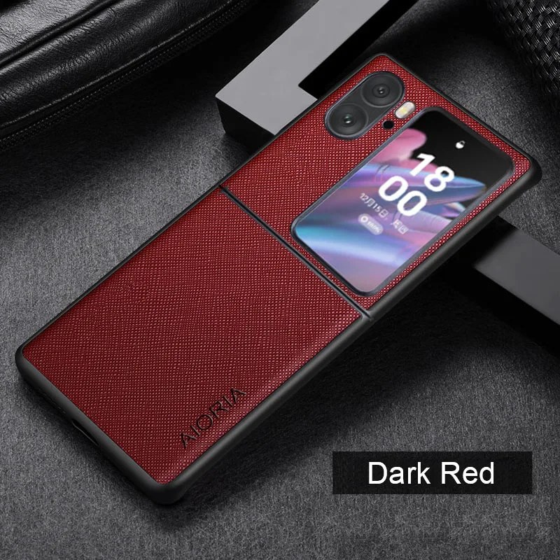 Luxury Cross Pattern Leather Flip Case - Elegant Phone Cover