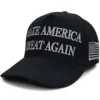 1Pc Black Hat Never Surrender Maga Hat Us Embroidered Adjustable Baseball Hat Black 2