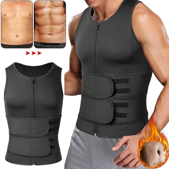 Uomini Vita Trainer Sauna Maglia Fitness Corsetto Addome Dimagrante Shaper Del Corpo Pancia Riducendo Shapewear Bruciare I Grassi Camicia Trimmer Cintura 1