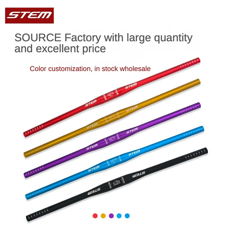 

Mountain bike straight handlebar cross-country extended handlebar aluminum alloy handlebar accessories 540-780 factory outlet.