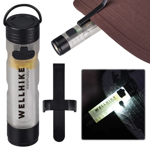 Mini LED Camping Flashlight – Magnetic Hook, USB 6