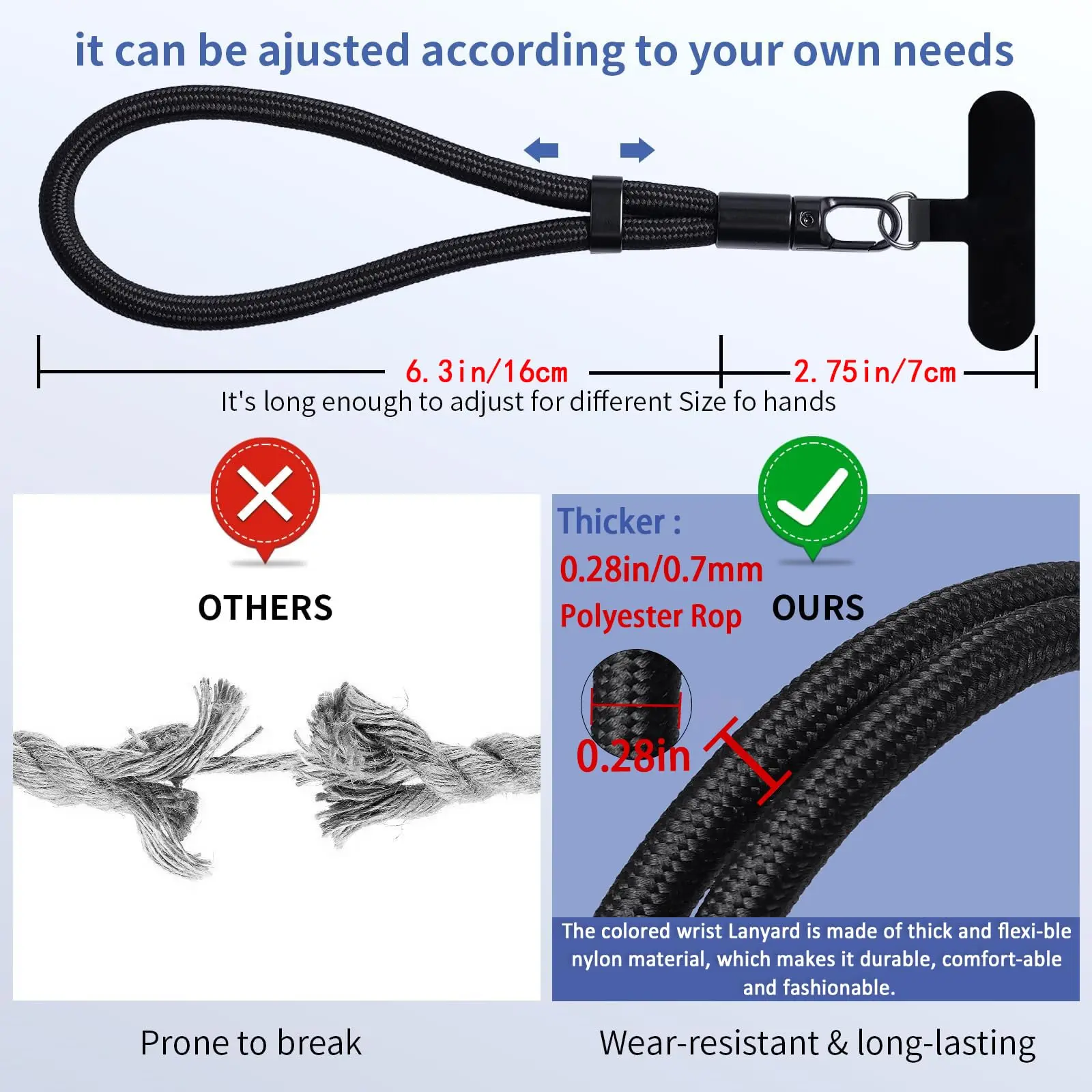 Universal Phone Lanyard & Wrist Strap