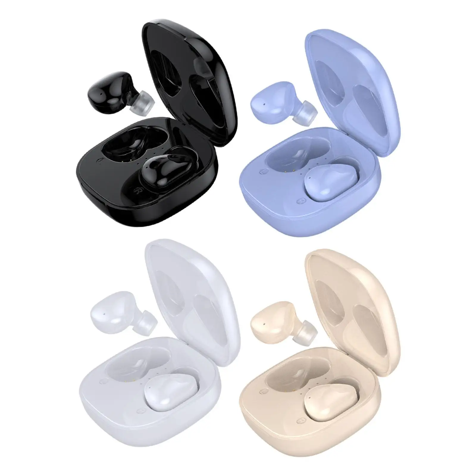 5.1 Stereo Sound W/ Charging Case Portable Built-in Mic Earphone for Android Phone Music