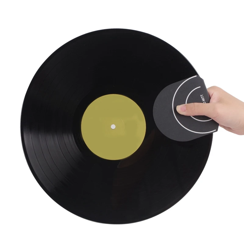 레코드 클리너 핸들러 미트 비닐 레코드 클립, 디스크 청소 보호 패드, 비닐 LP 레코드용 지문 없음