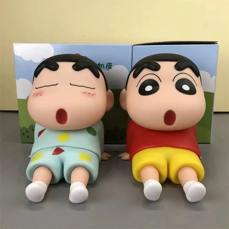짱구 범용 데스크 폰 거치대 마운트 스탠드, 레이지 휴대폰 거치대, 애니메이션 피규어, 휴대폰 아이패드 거치대