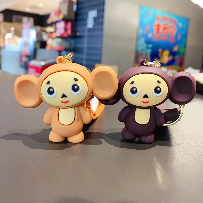 漫画チェブラーシカキーチェーンロシア映画コスプレ大きな耳の猿バック